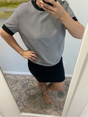 Black and white Blouse